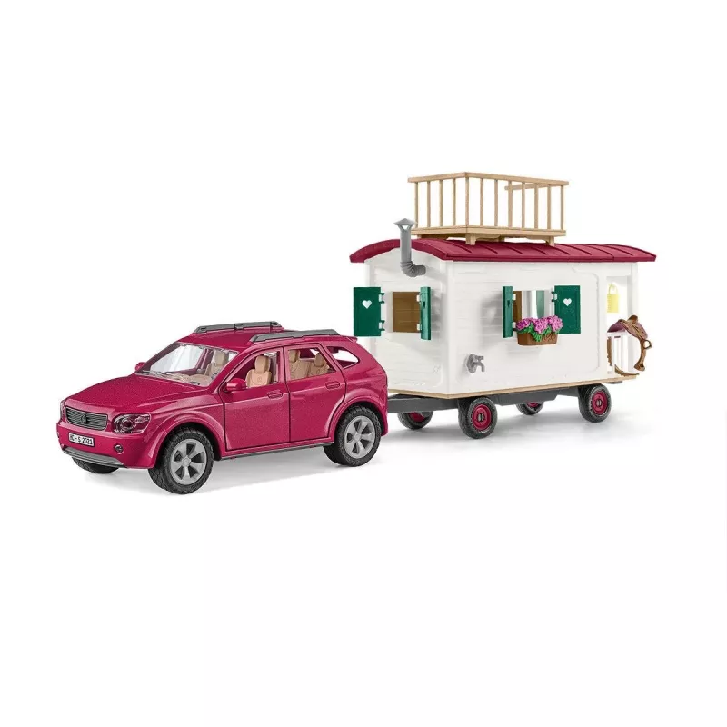 Karavāna Schleich HORSE CLUB 42593 slepenām kluba sanāksmēm