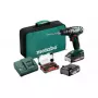Bezvada pistoles tipa urbis Metabo BS 18 — 18 V LiPo, 1,3 kg, bezatslēgas patrona, 1 cm, 1600 RPM, 20 mm kokā