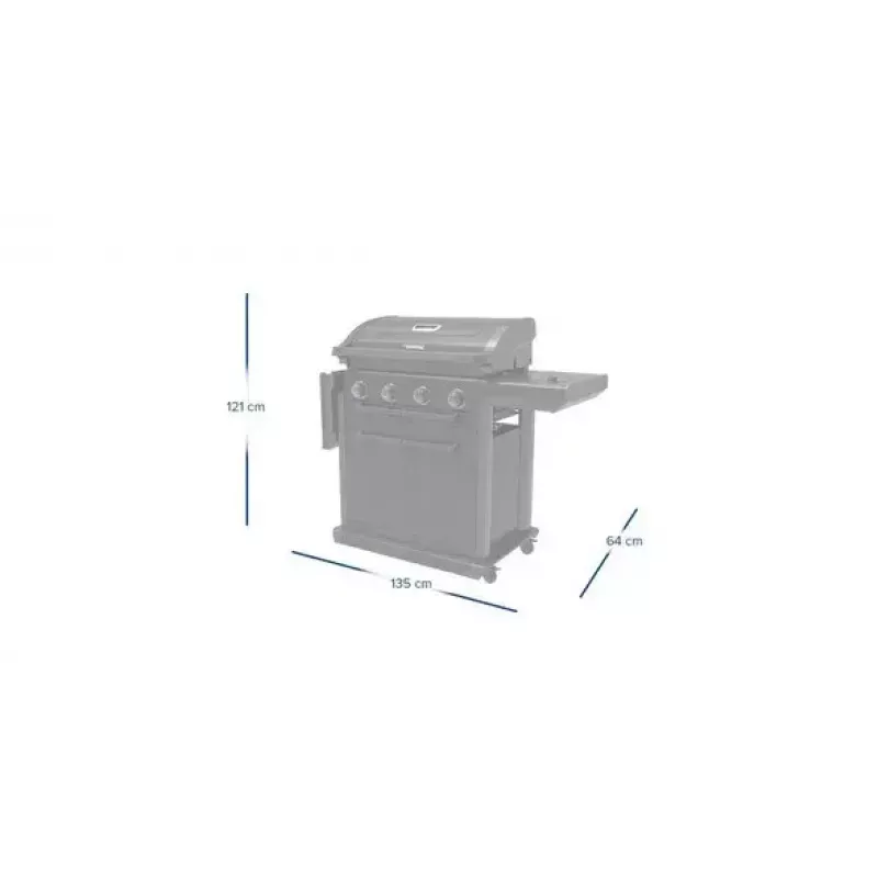 Grills Campingaz 4 Series Classic 4 Series Onyx S 37386 Gāzes Melns 15,9 W