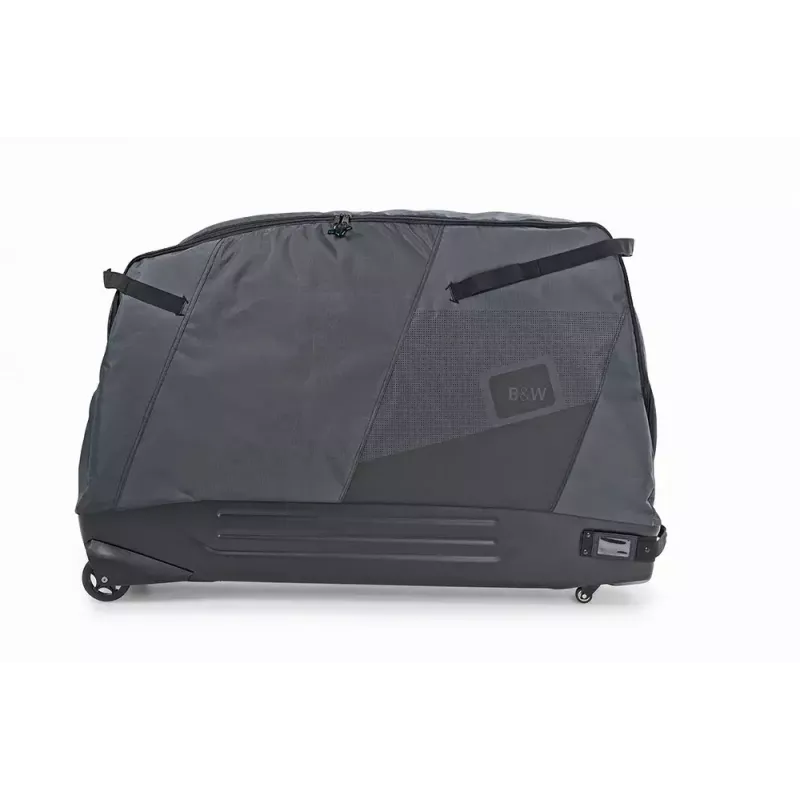 Bicycle transport bag b&w international Bike.bag 2.0 — transport case, ABS & polyester, 1360×297×854 mm, Melns/pelēka