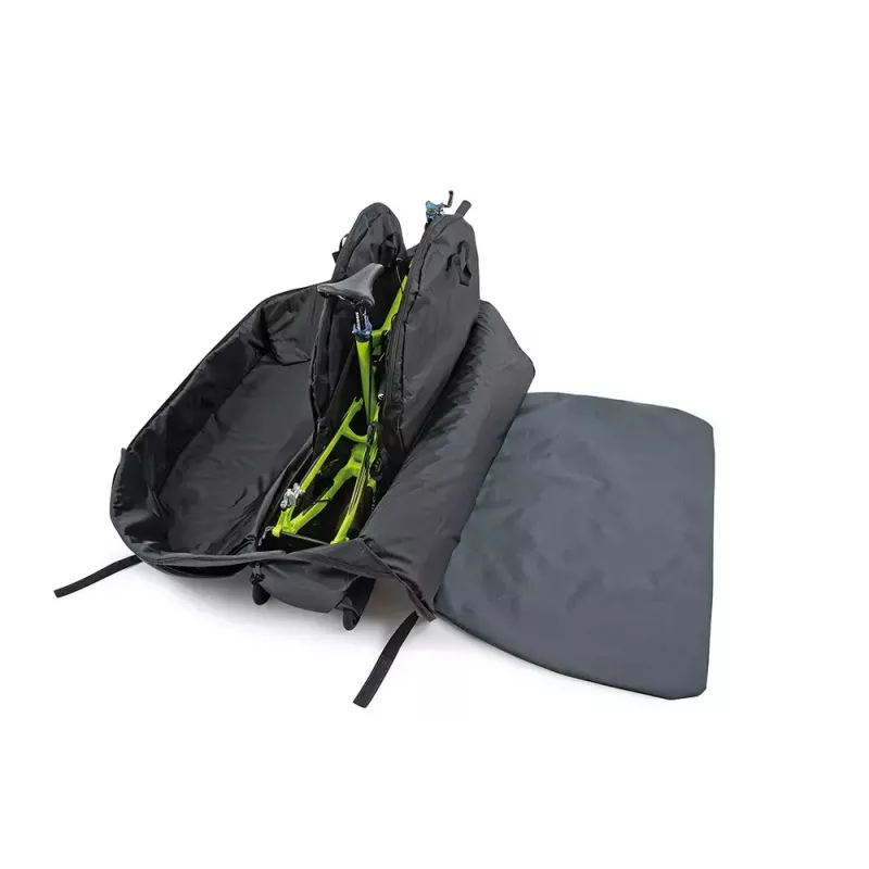 Bicycle transport bag b&w international Bike.bag 2.0 — transport case, ABS & polyester, 1360×297×854 mm, Melns/pelēka