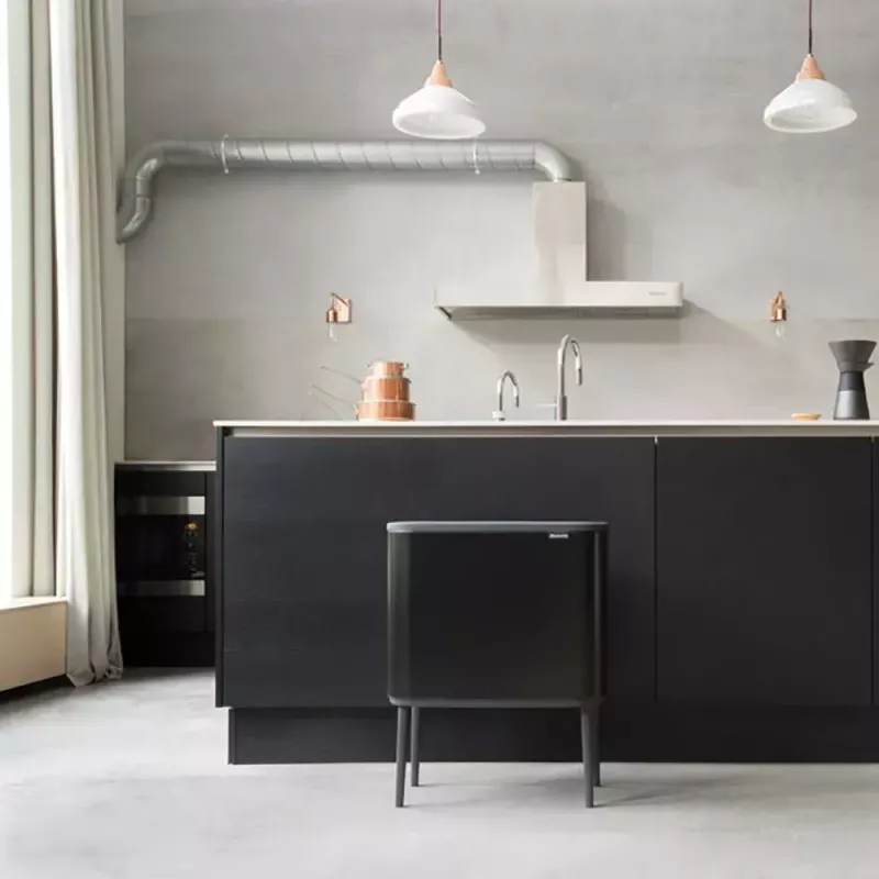 Atkritumu tvertne Brabantia 315824 36L Taisnstūrveida Plastmasas Melna