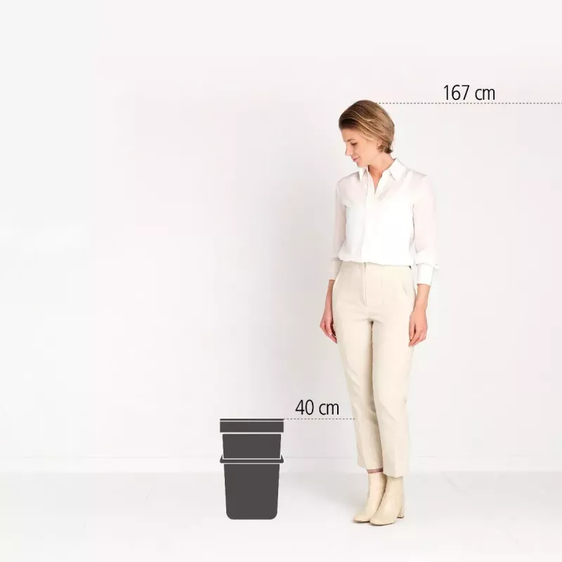 Brabantia Sort & Go 16 L zaļš atkritumu grozs 220x279x401 mm