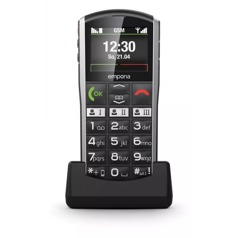 Emporia SIMPLICITY 5,08 cm (2 collas) 94 g Melna, Sudraba