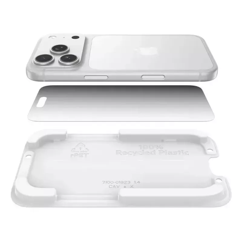 Ekrāna aizsargs Belkin ScreenForce InvisiGlass Privacy iPhone 17 Pro Antibakteriāls pretkritiena izturīgs