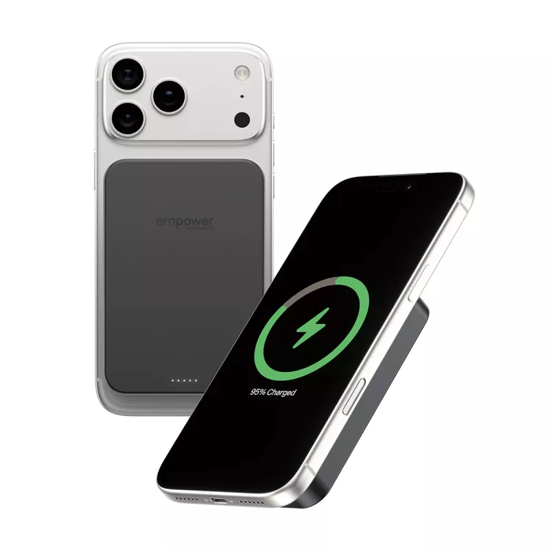 Pārnēsājams ārējais akumulators PanzerGlass empower™ 10000 mAh Space Melns, 0,245 kg