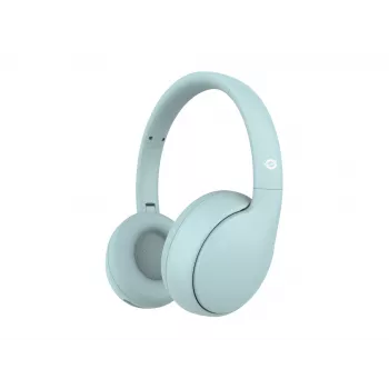 Austiņas CONCEPTRONIC PARRIS04B — Bluetooth un vadu bērnu austiņas, apļveida, 20–20 000 Hz, 170 g, gaiši zilas