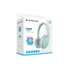 Austiņas CONCEPTRONIC PARRIS04B — Bluetooth un vadu bērnu austiņas, apļveida, 20–20 000 Hz, 170 g, gaiši zilas