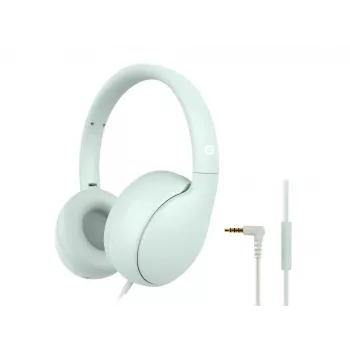 CONCEPTRONIC bērnu vadu austiņas PARRIS04GT — 3,5 mm, apkārtauss, 20–20000 Hz, 1,6 m kabelis, gaiši zaļa