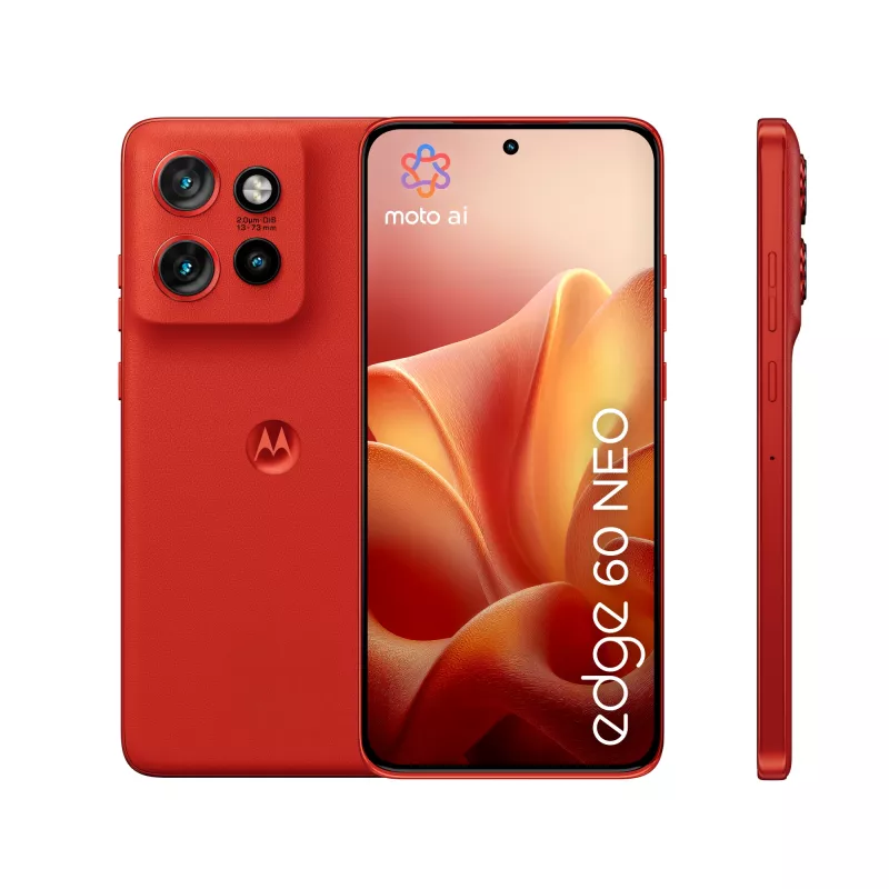 Motorola edge 60 Neo 16,1 cm (6,36 collas) Dual SIM Android 15 5G USB Type-C 12 GB 256 GB 5000 mAh sarkans