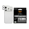 Kameras aizsargs PanzerGlass Fender iPhone 17 Pro — sudraba, silikons, izturīgs pret skrāpējumiem un triecieniem