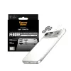 Kameras aizsargs PanzerGlass Fender iPhone 17 Pro — sudraba, silikons, izturīgs pret skrāpējumiem un triecieniem