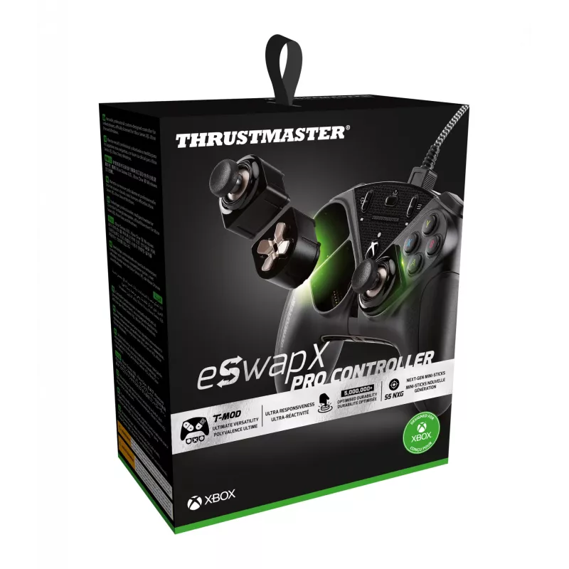 Thrustmaster eSwap Pro Controller Xbox One melns USB spēļu kontrolieris analogs / digitāls Xbox One, Xbox Series S