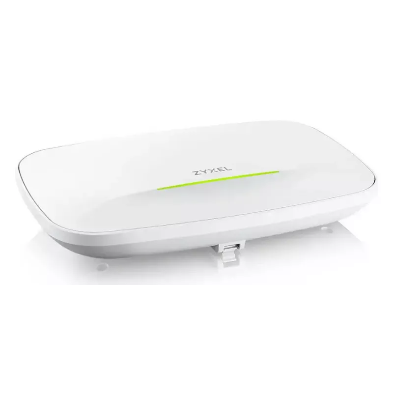 Bezvadu piekļuves punkts Zyxel NWA240BE — divu/trīs joslu 2,4/5/6 GHz, PoE, 1x RJ‑45, balts