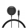 Lādētājs Belkin UltraCharge WIA013HQBK — Bezvadu USB ātrais lādētājs viedpulkstenim un viedtālrunim, iekštelpām, 2 m kabelis, melns