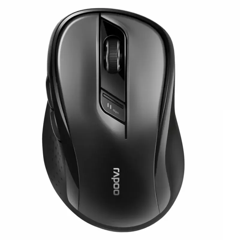 Pele Rapoo M500 Silent, labās rokas, RF bezvadu, Bluetooth, optiskā