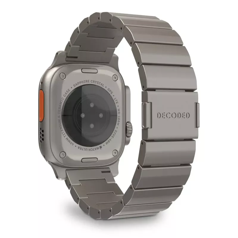 Rokassprādze Decoded Traction Band Titanium — saderīga ar viedpulksteņiem, rokas locītavai 130–225 mm, 1 gab.