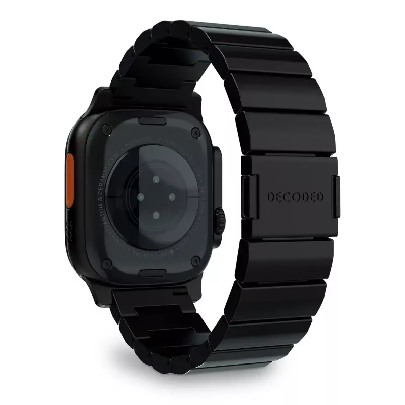 Siksniņa viedpulkstenim Decoded Traction Band Melns Titanium — plaukstas locītavas apkārtmērs 130–225 mm, 1 gab.