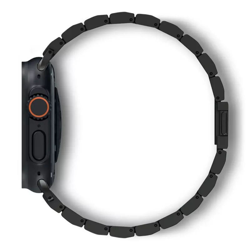 Siksniņa viedpulkstenim Decoded Traction Band Melns Titanium — plaukstas locītavas apkārtmērs 130–225 mm, 1 gab.