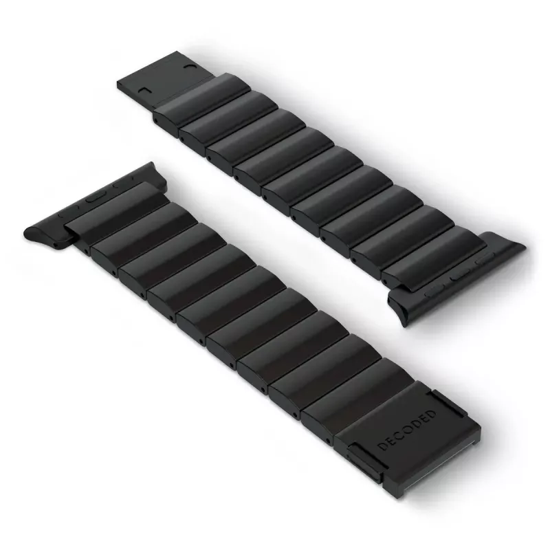 Siksniņa viedpulkstenim Decoded Traction Band Melns Titanium — plaukstas locītavas apkārtmērs 130–225 mm, 1 gab.