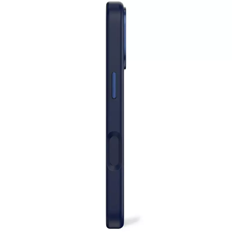 Mobilā tālruņa vāciņš Decoded D25IPO17BCS9TY iPhone 17 — vāciņš, piemērots līdz 16 cm (6,3 collas), tumši zils, mikrošķiedra un PU