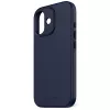 Mobilā tālruņa vāciņš Decoded D25IPO17BCS9TY iPhone 17 — vāciņš, piemērots līdz 16 cm (6,3 collas), tumši zils, mikrošķiedra un PU
