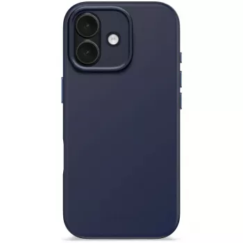 Mobilā tālruņa vāciņš Decoded D25IPO17BCS9TY iPhone 17 — vāciņš, piemērots līdz 16 cm (6,3 collas), tumši zils, mikrošķiedra un PU
