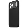 Decoded silikona aizmugures vāciņš Apple iPhone 17 Pro Max — saderīgs ar 6,9 collu (17,5 cm), melns, mikrošķiedra/PU