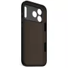 Decoded silikona aizmugures vāciņš Apple iPhone 17 Pro Max — saderīgs ar 6,9 collu (17,5 cm), melns, mikrošķiedra/PU