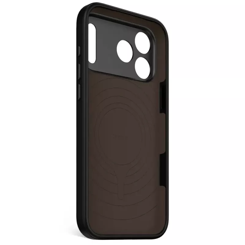 Decoded silikona aizmugures vāciņš Apple iPhone 17 Pro Max — saderīgs ar 6,9 collu (17,5 cm), melns, mikrošķiedra/PU