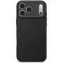 Decoded silikona aizmugures vāciņš Apple iPhone 17 Pro Max — saderīgs ar 6,9 collu (17,5 cm), melns, mikrošķiedra/PU