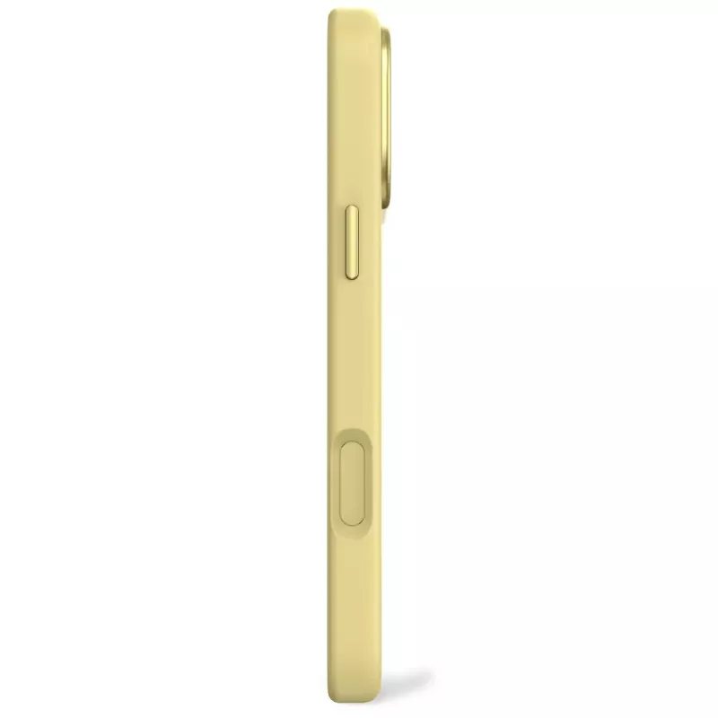 Decoded silikona aizmugures vāciņš Apple iPhone 17 Pro Max, saderīgs ar 6,9 collu (17,5 cm) ekrāniem, dzeltens