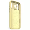 Decoded silikona aizmugures vāciņš Apple iPhone 17 Pro Max, saderīgs ar 6,9 collu (17,5 cm) ekrāniem, dzeltens