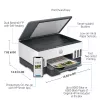 HP Smart Tank printeris, termiskā tintes druka, krāsu druka, 4800 x 1200 DPI, A4, tiešā druka, pelēks