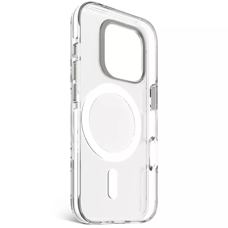 Telefona vāciņš Decoded Clear vāciņš iPhone 16 Pro, polikarbonāts, caurspīdīgi balts, piemērots 6,3 collu (16 cm)