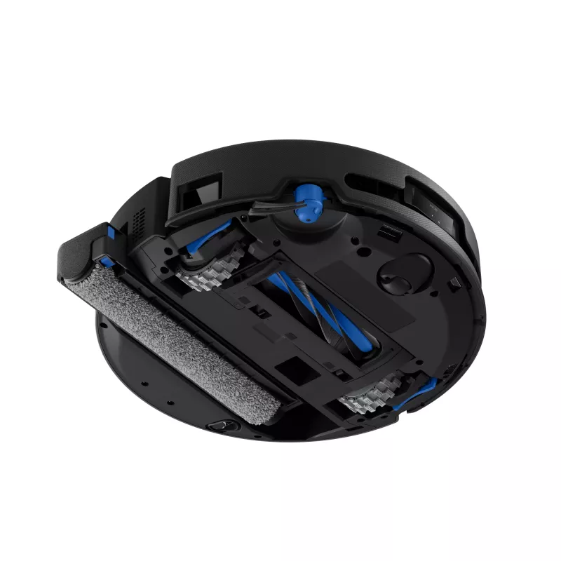 Robotu putekļsūcējs Ecovacs DEEBOT T90 PRO OMNI — bezmaisa 0,25 L putekļu tvertne, 350 min darbības laiks, Li‑Ion 4000 mAh, melns