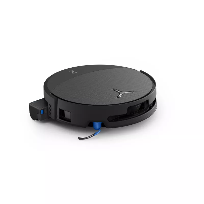 Robotu putekļsūcējs Ecovacs DEEBOT T90 PRO OMNI — bezmaisa 0,25 L putekļu tvertne, 350 min darbības laiks, Li‑Ion 4000 mAh, melns