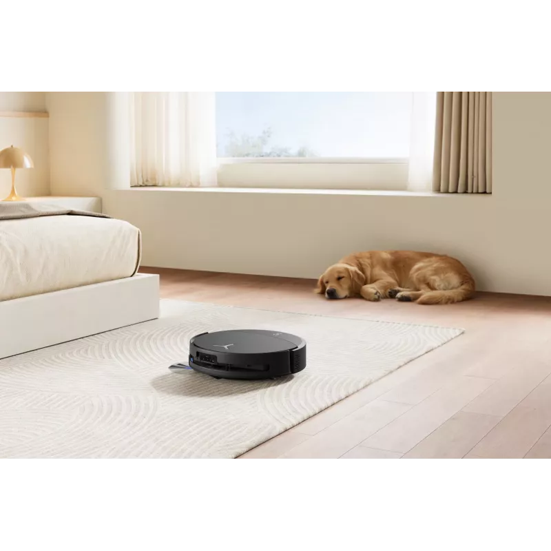 Robotu putekļsūcējs Ecovacs DEEBOT T90 PRO OMNI — bezmaisa 0,25 L putekļu tvertne, 350 min darbības laiks, Li‑Ion 4000 mAh, melns
