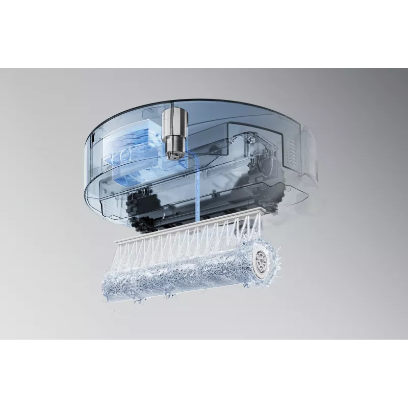 Robotu putekļsūcējs Ecovacs DEEBOT T90 PRO OMNI — bezmaisa 0,25 L putekļu tvertne, 350 min darbības laiks, Li‑Ion 4000 mAh, melns