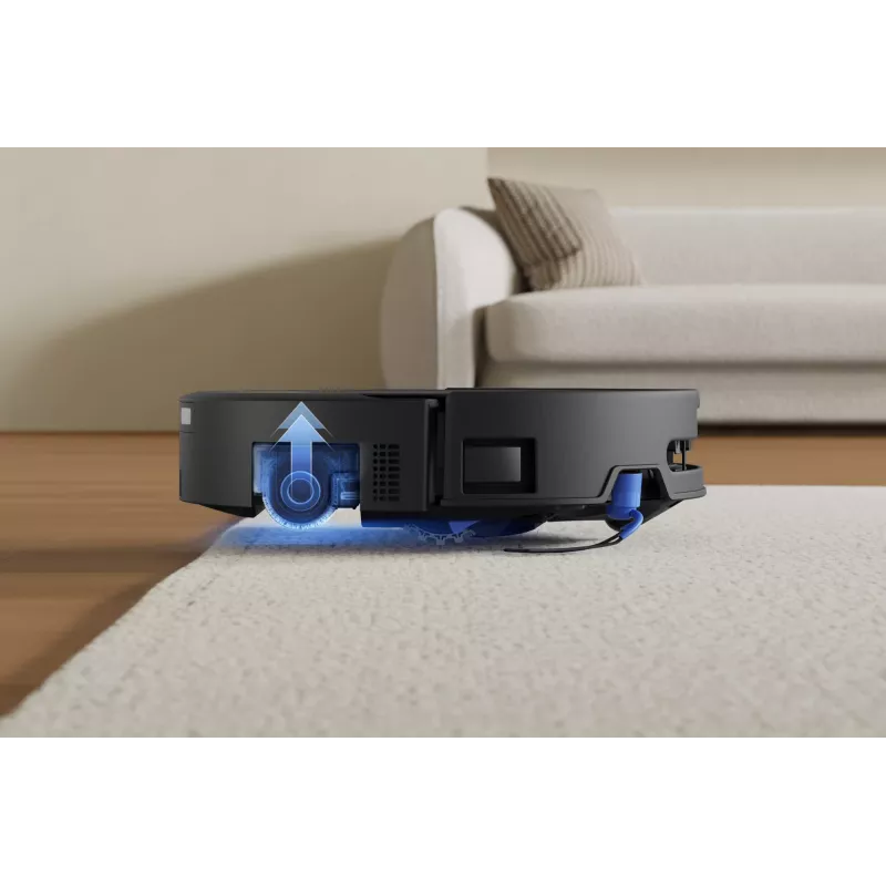 Robotu putekļsūcējs Ecovacs DEEBOT T90 PRO OMNI — bezmaisa 0,25 L putekļu tvertne, 350 min darbības laiks, Li‑Ion 4000 mAh, melns