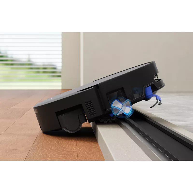 Robotu putekļsūcējs Ecovacs DEEBOT T90 PRO OMNI — bezmaisa 0,25 L putekļu tvertne, 350 min darbības laiks, Li‑Ion 4000 mAh, melns