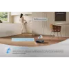 Robotu putekļsūcējs Ecovacs DEEBOT T90 PRO OMNI — bezmaisa 0,25 L putekļu tvertne, 350 min darbības laiks, Li‑Ion 4000 mAh, melns
