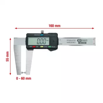 Bīdmērs KS Tools 300.0540 Svars 130 g