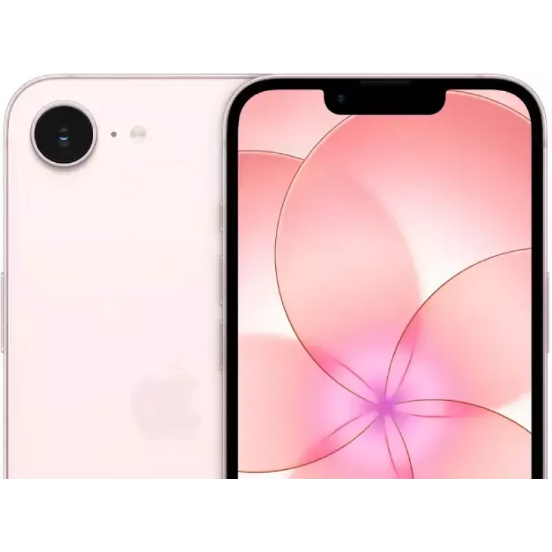 Viedtālrunis Apple iPhone 17e, A19 procesors, 256 GB, 6,1 collu (15,5 cm) displejs, 48 MP aizmugures kamera, Dual SIM, Melns