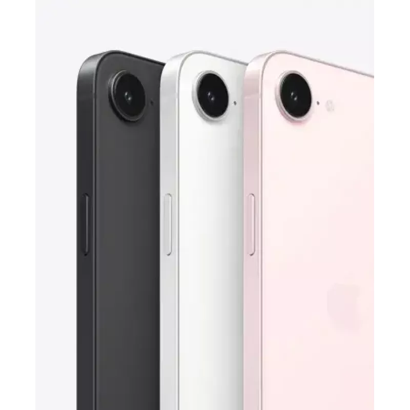 Viedtālrunis Apple iPhone 17e, A19 procesors, 256 GB, 6,1 collu (15,5 cm) displejs, 48 MP aizmugures kamera, Dual SIM, Melns