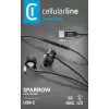 Cellularline SPARROW Stereo ievietojamās austiņas ar mikrofonu un tālvadību