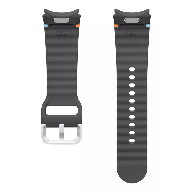 Samsung Sport Band (S/M) for Galaxy Watch 7, Siksniņa, Viedpulkstenis, Pelēks, Samsung, Galaxy Watch7/Watch6/Watch5 Pro/Watch4, Gumija