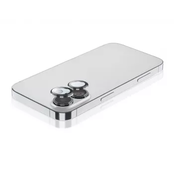 Cellularline Camera Lens Ring - iPhone 16/16 Plus Rūdītais stikls kameras aizsardzībai