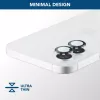 Cellularline Camera Lens Ring - iPhone 16/16 Plus Rūdītais stikls kameras aizsardzībai