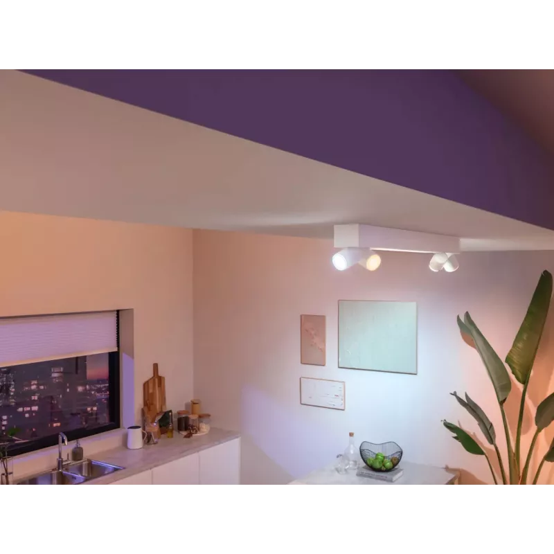 Philips Hue balta and colour ambience Centris 4-spot griestu gaismeklis